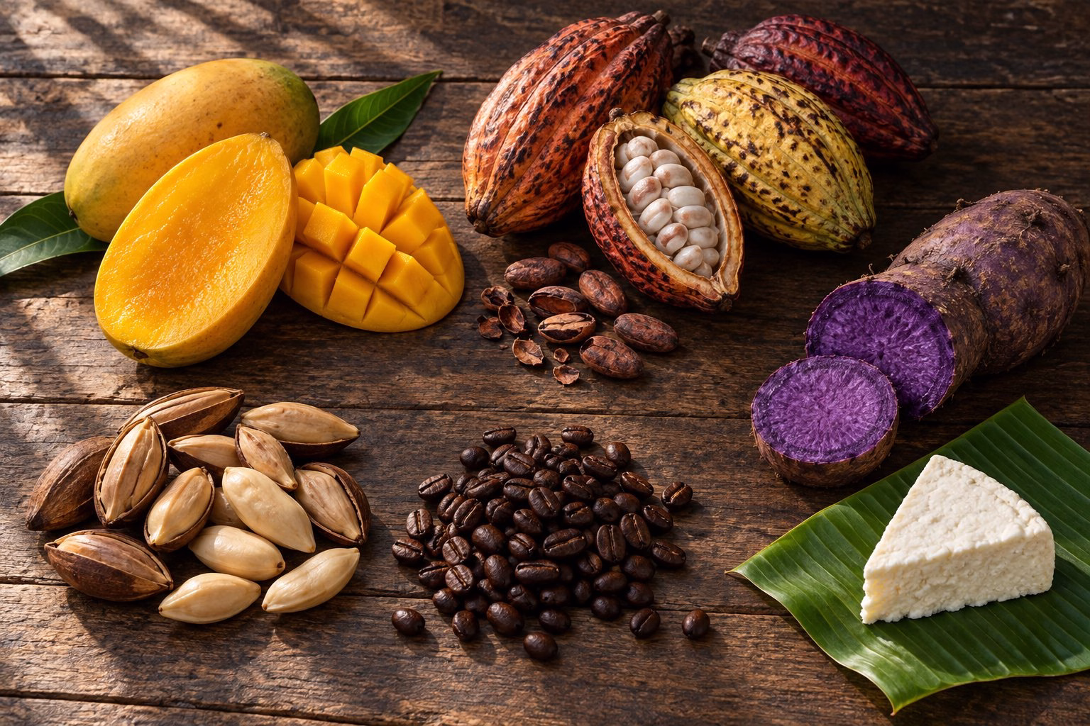 Mango, cacao, pili, barako, ube and kesong puti