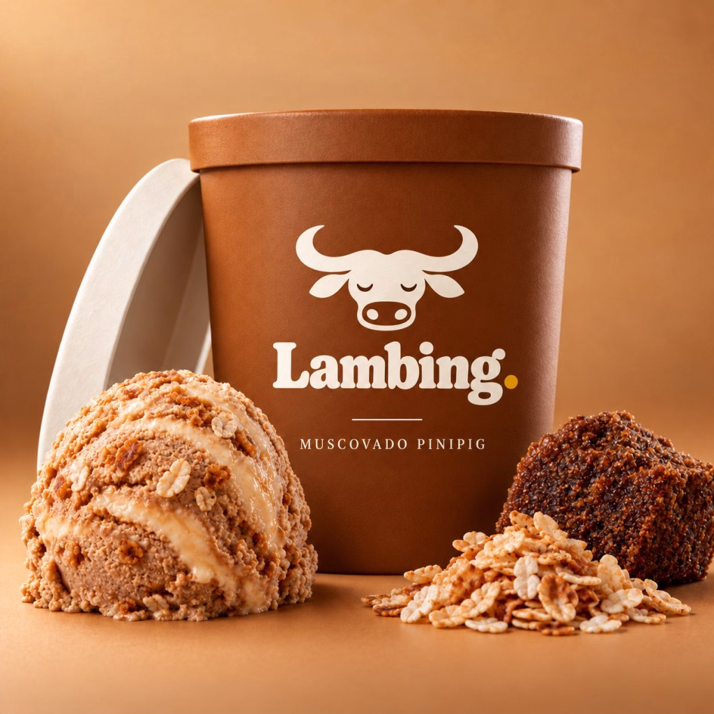 A pint of Lambing Muscovado and toasted pinipig